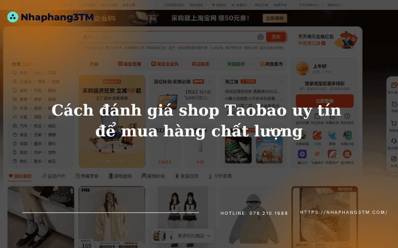 Cách đánh giá shop Taobao uy tín để mua hàng chất lượng